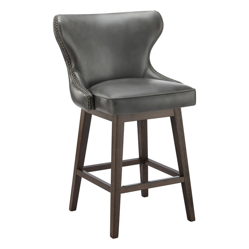 Caraline Swivel Counter Bar Stool Reviews Birch Lane